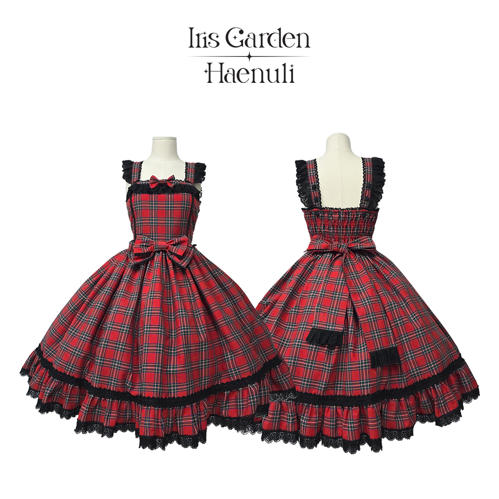 Pre-order] Tartan JSK | Iris Garden x Haenuli