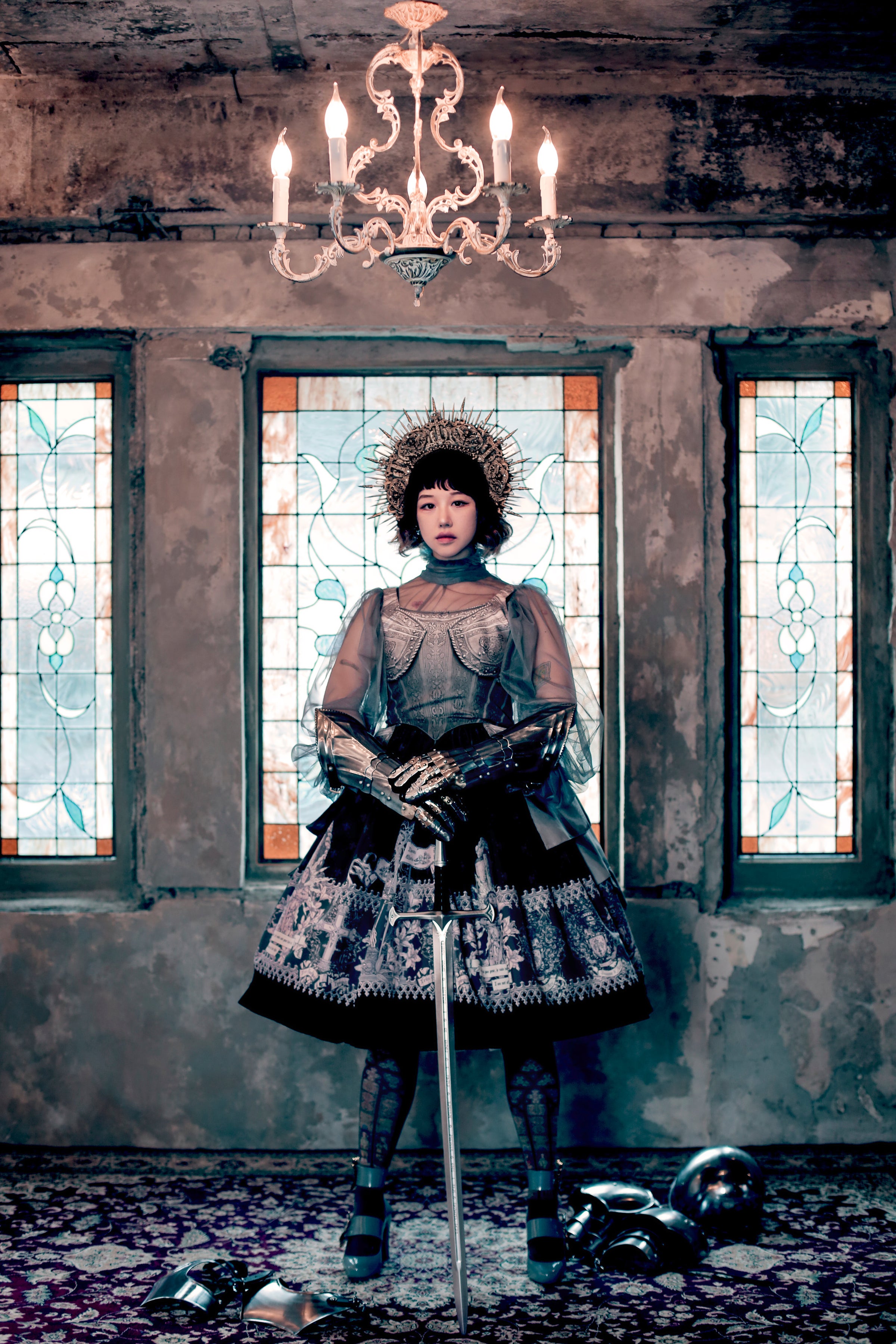 Ready to ship] Joan of Arc JSK | Iris Garden x Haenuli